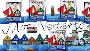 COLOR PRINTED NETHERLANDS 2011-2020 STAMP ALBUM PAGES (159 illustrated pages)