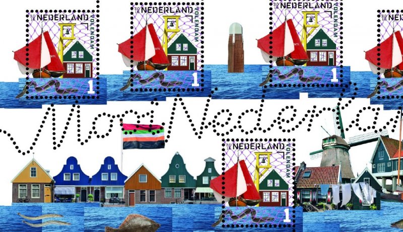 COLOR PRINTED NETHERLANDS 2011-2020 STAMP ALBUM PAGES (159 illustrated pages)