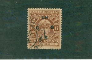 INDIA COCHIN ANGHAL 055 USED BIN $1.00