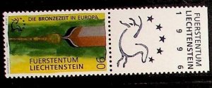 LIECHTENSTEIN Sc 1064 NH ISSUE OF 1996 - BRONZE AGE - GREAT BORDER