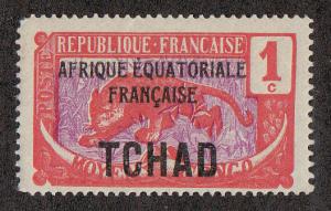 Chad Stamps of 1922 Ovpt (Scott #19) MLH 