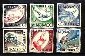 Monaco complete set Scott #295-300 MNH