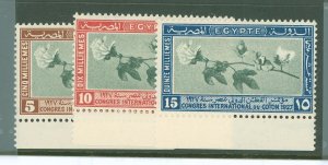 Egypt #125-127 Mint (NH) Single (Complete Set)