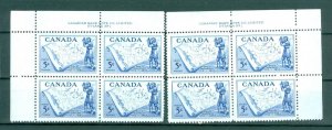 Canada. 1957. 2 Plate-Block. Mnh. # 1-1165. David Thompson Explorer. Sc# 370