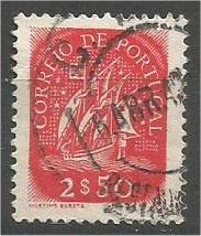 PORTUGAL, 1943, used 2.50e, Ancient Sailing, Scott 625