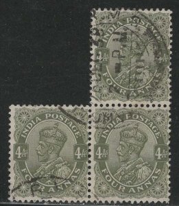 India Scott # 116, used, b/3