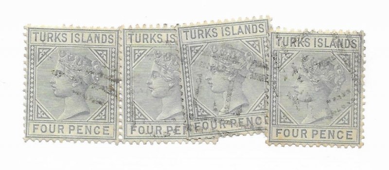 Turks and Caicos #50 Used - Stamp - CAT VALUE $3.50ea PICK ONE