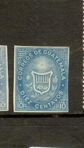 GUATEMALA  (P1807B) SC3A IMPERF SINGLE  MNG