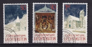 Liechtenstein   #991-993  cancelled  1992 Christmas