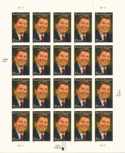 US 3897 - 37¢ Ronald Regan Unused