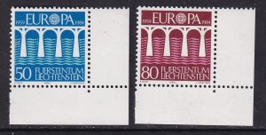 Liechtenstein   #779-780  MNH  1984  Europa