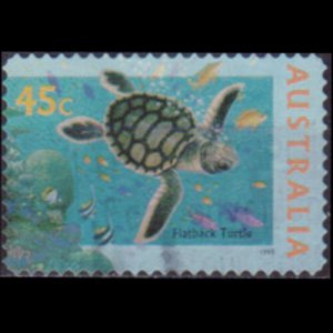 AUSTRALIA 1995 - Scott# 1466 Turtle Set of 1 Used
