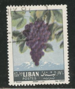 LEBANON Scott 398 used 1962