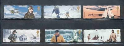 Great Britain Sc 2118-23 2003 Explorers stamps NH