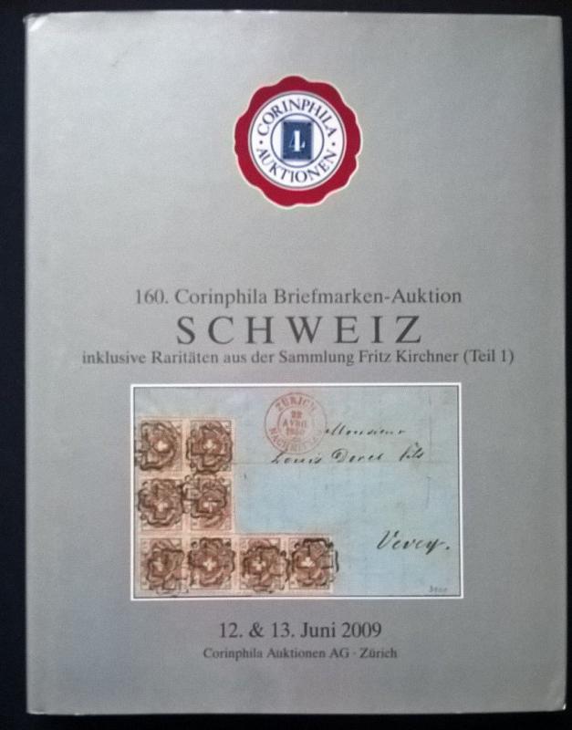 Auction catalogue SCHWEIZ Raritaten Fritz Kirchner usw Classic Switzerland