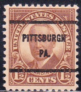 Precancel - Pittsburgh, PA PSS 684-61 - Bureau Issue