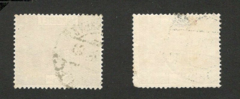 SAARGEBIET - SAAR -GERMANY - 2 USED STAMPS 15 c -1923.