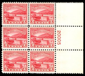 MALACK 681 SUPERB OG NH, perfect plate block,  This ..MORE.. pb2361