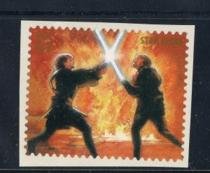 4143d * ANAKIN SKYWALKER , OBI WAN KENOBI ~ STAR WARS *  U.S. Postage Stamp  MNH