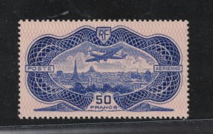 France #C15 Extra Fine Never Hinged Gem **With Certificate**