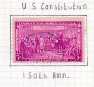 United States 1937 Early Issue Fine Used 3c. NW-257571