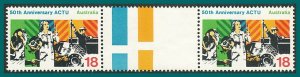 Australia 1977 Trade Unions, gutter pair, MNH #668,SG654