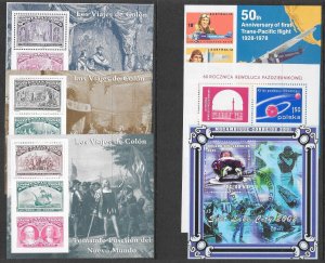 WORLDWIDE (157) Souvenir Sheets Mostly MNH Very Few CTO or Litely Hinged