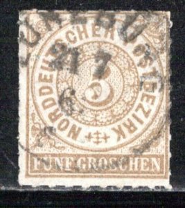 German States North German Confederation Scott # 6, used