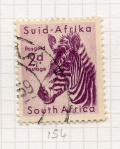 South Africa 1954 Animals Issue Fine Used 2d. NW-208411 