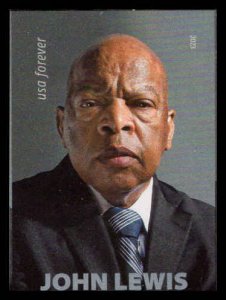 USA 5801a Mint (NH) John Lewis IMPERF Forever Stamp