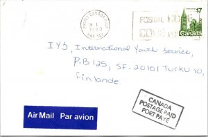Canada 1980 La Salle PQ - Int'l Youth Svc  - Airmail - A02410