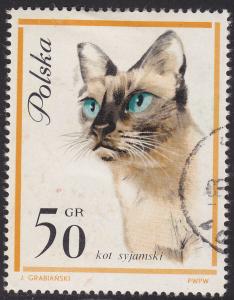 Poland 1218 Siamese Cat 1964