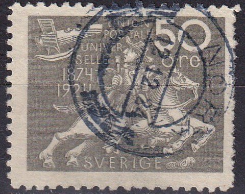 Sweden #222  F-VF Used CV $62.50  (Z5081)