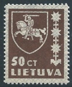 Lithuania #304 NH 50c Arms