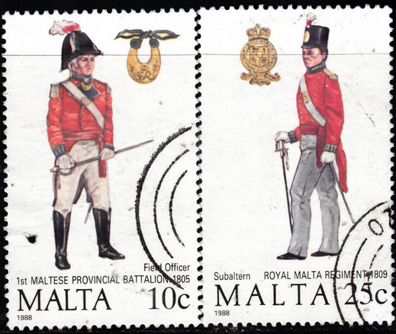 Malta #723-726 Used