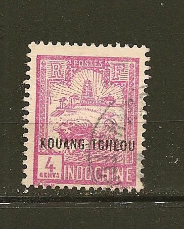 Indo-China 122 Kouang-Tcheou French Post Office Overprint Used