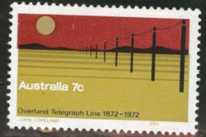  AUSTRALIA Scott 526 MNH** 1972 Telegraph stamp
