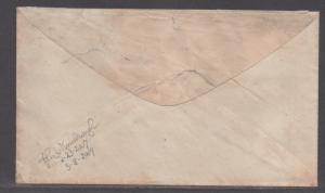 **CSA Cover, Charlottesville, VA, 5/18/1861, Conf Usage of US Postage