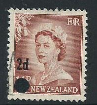 New Zealand SG 763 Surch 2d Used