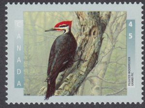 Canada - #1593i Birds Of Canada - Pileated Woodpecker, MF Paper - MNH