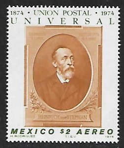 Mexico # C437 - Heinrich von Stephan - MNH.....{P2}