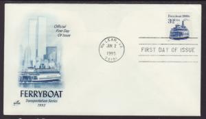 US Ferryboat 1995 Artcraft U/A FDC BIN