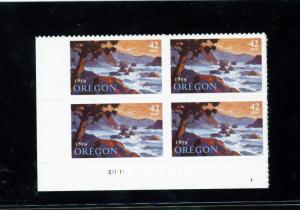  US  4376  Oregon Statehood 42c -Plate Block of 4 - MNH - 2009 - S11111  LL