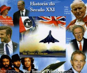 Sao Tome & Principe 2005 Concorde-Celebrity Passengers Deluxe s/s mnh.vf #1