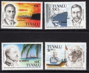 TUVALU SG625/8 1992 BRITISH OCCUPATION MNH