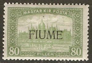 Fiume 15 Mi 20 F/VF 1919 SCV $10.00