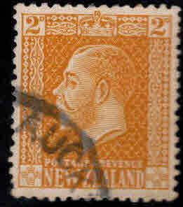 New Zealand Scott 163 used KGV  1916 stamp