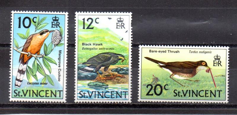 St. Vincent 287-289 MNH