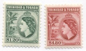 TRINIDAD & TOBAGO #101-2, Mint Never Hinged, Scott $42.50