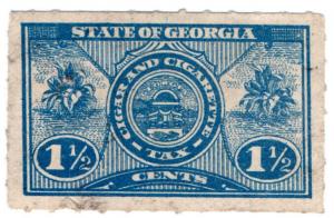 I.B) US Revenue : Cigar & Cigarette Tax 1½c (Georgia)